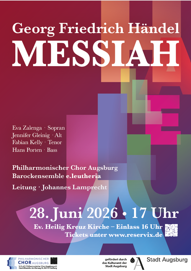 phil chor augs messiah plakat