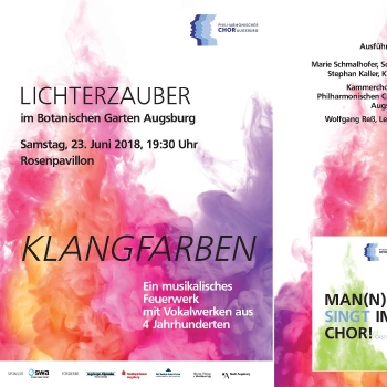Lichterzauber Flyer doppelseitig